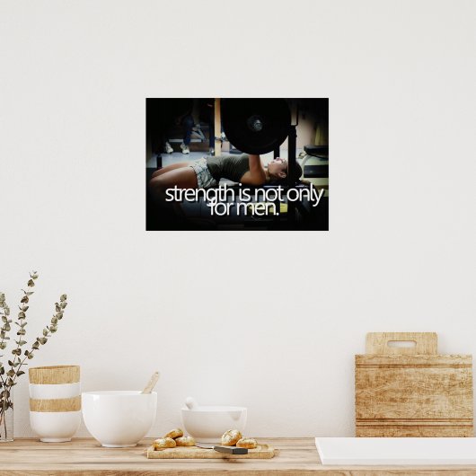 Workout Motivierend Poster (Küche)