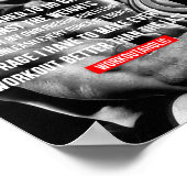 Workout Motivierend Poster (Ecke)