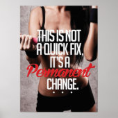 Workout Motivierend Poster (Vorne)