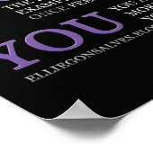 Workout Motivierend Poster (Ecke)