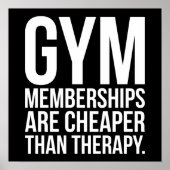 Workout Motivierend Poster (Vorne)