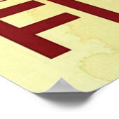 Workout Motivierend Poster (Ecke)