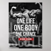 Workout Motivierend Poster (Vorne)