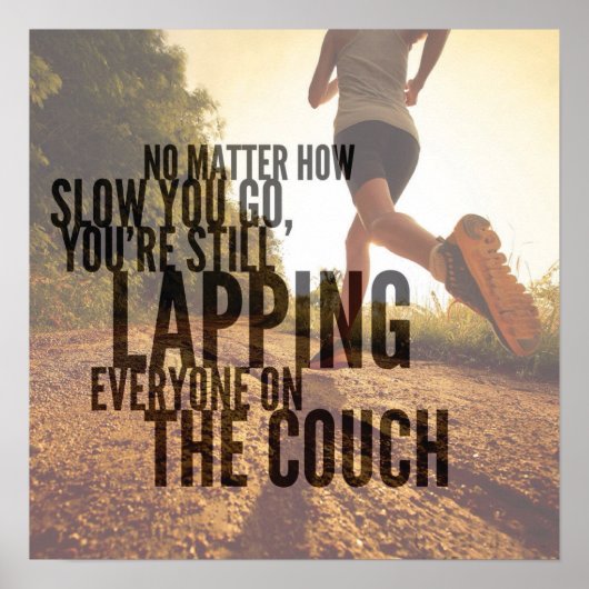 Workout Motivierend Poster (Vorne)