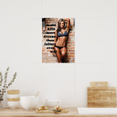 Workout Motivierend Poster (Küche)