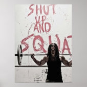 Workout Motivierend Poster (Vorne)