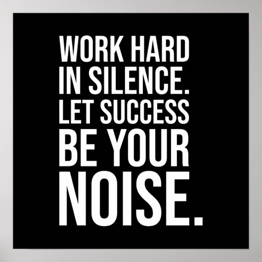 Workout Motivierend Poster (Vorne)