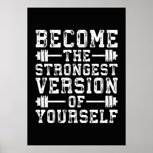 Workout Motivierend Poster (Vorne)