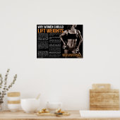 Workout Motivierend Poster (Küche)