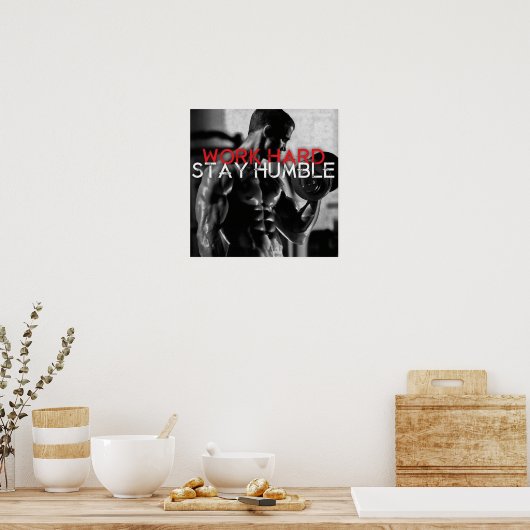 Workout Motivierend Poster (Küche)