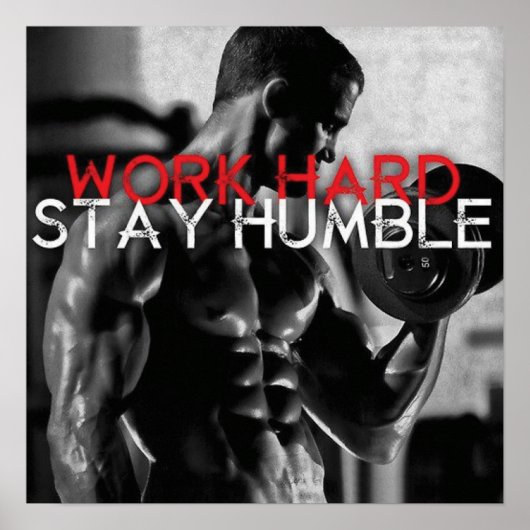 Workout Motivierend Poster (Vorne)