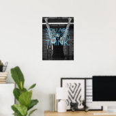 Workout Motivierend Poster (Heimbüro)