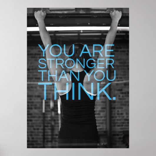 Workout Motivierend Poster (Vorne)