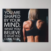 Workout Motivierend Poster (Vorne)
