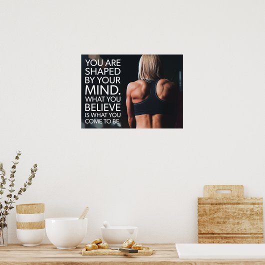 Workout Motivierend Poster (Küche)