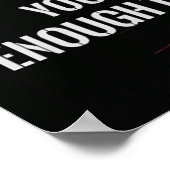 Workout Motivierend Poster (Ecke)