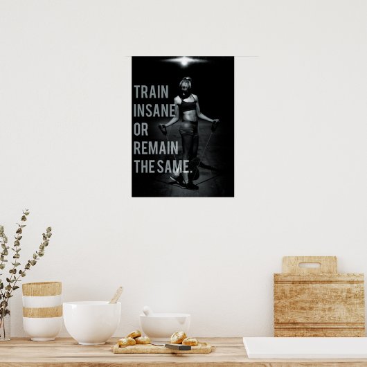 Workout Motivierend Poster (Küche)