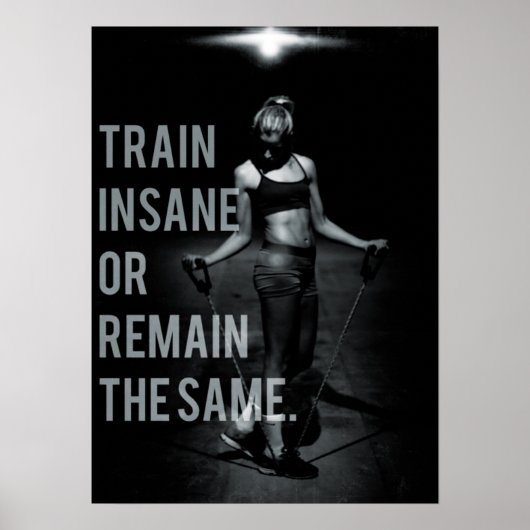 Workout Motivierend Poster (Vorne)