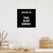 Workout Motivierend Poster (Küche)