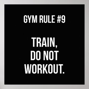 Workout Motivierend Poster