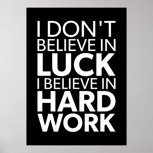 Workout Motivierend Poster (Vorne)