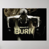 Workout Motivierend Poster (Vorne)