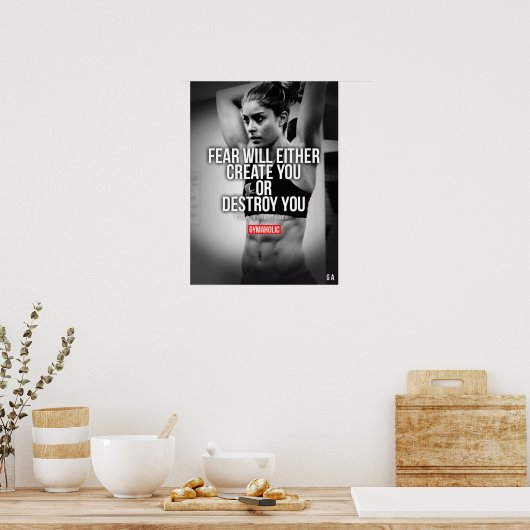 Workout Motivierend Poster (Küche)