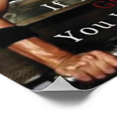 Workout Motivierend Poster (Ecke)