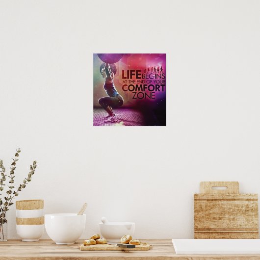 Workout Motivierend Poster (Küche)