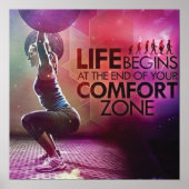 Workout Motivierend Poster (Vorne)