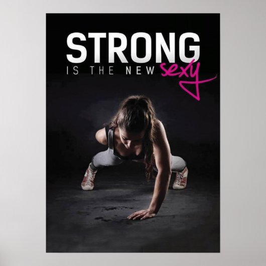 Workout Motivierend Poster (Vorne)
