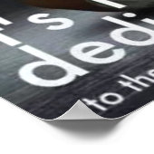 Workout Motivierend Poster (Ecke)