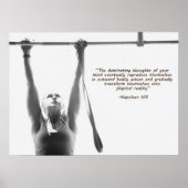 Workout Motivierend Poster (Vorne)