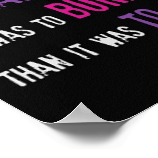 Workout Motivierend Poster (Ecke)