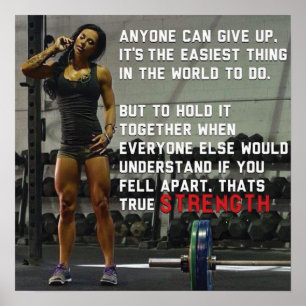 Workout Motivierend Poster