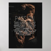 Workout Motivierend Poster (Vorne)