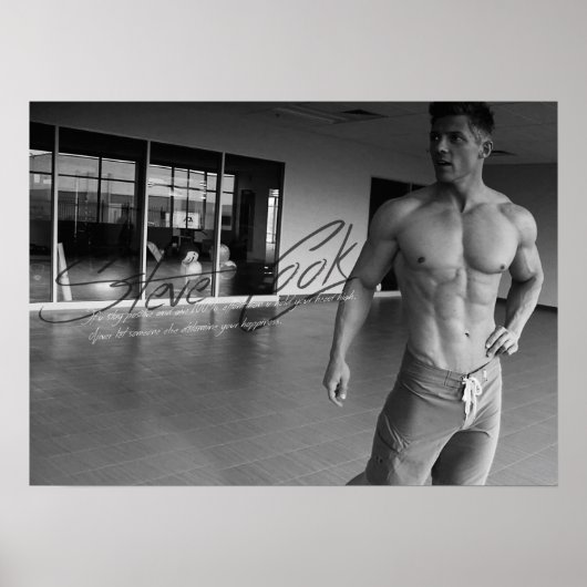 Workout Motivierend Poster (Vorne)