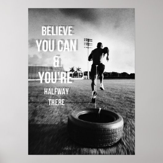 Workout Motivierend Poster (Vorne)