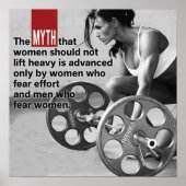 Workout Motivierend Poster (Vorne)