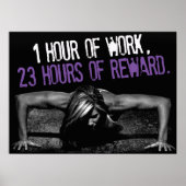 Workout Motivierend Poster (Vorne)