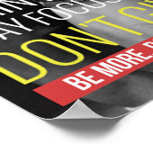 Workout Motivierend Poster (Ecke)