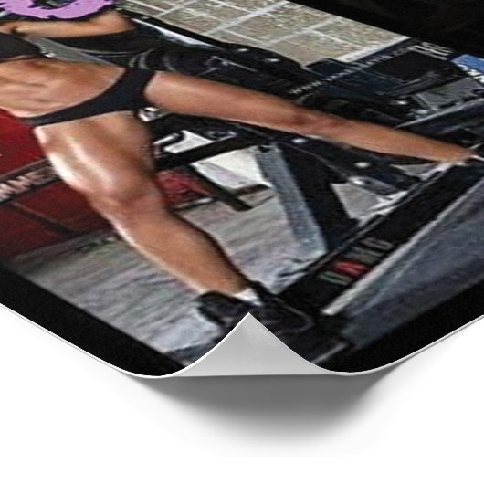 Workout Motivierend Poster (Ecke)