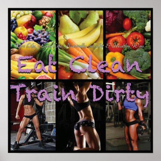 Workout Motivierend Poster (Vorne)