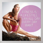 Workout Motivierend Poster (Vorne)