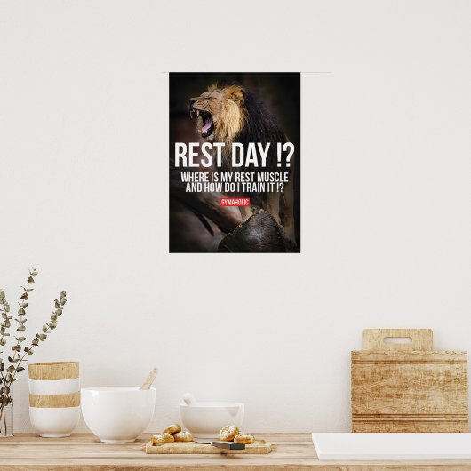 Workout Motivierend Poster (Küche)
