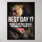Workout Motivierend Poster (Vorne)