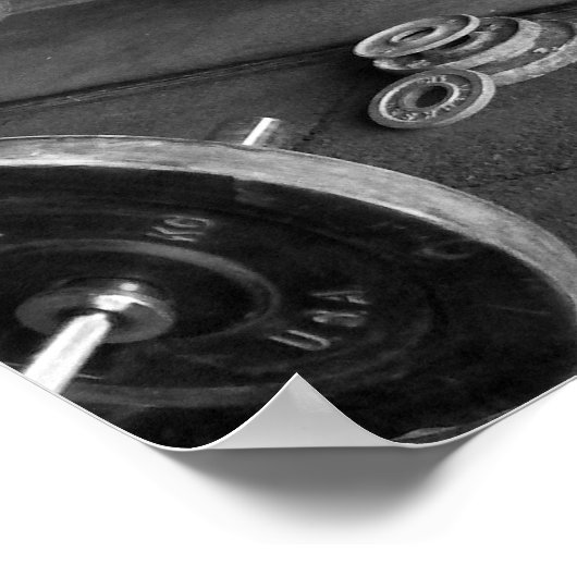 Workout Motivierend Poster (Ecke)