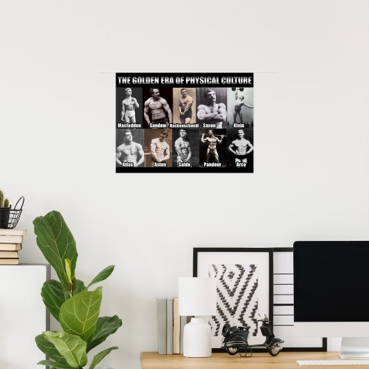 Workout Motivierend Poster (Heimbüro)