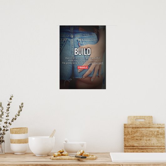 Workout Motivierend Poster (Küche)