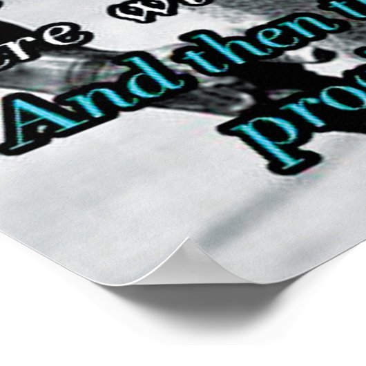 Workout Motivierend Poster (Ecke)